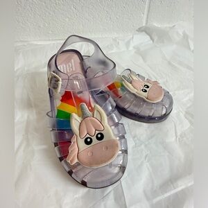 Mini Melissa Unicorn Jelly Sandals size 11
